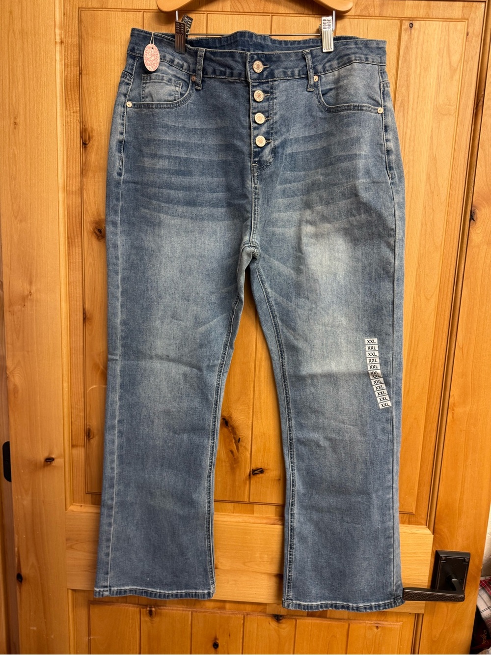 Classic High-Rise Button-Fly Women’s Cropped Jeans - Picture 2 of 8